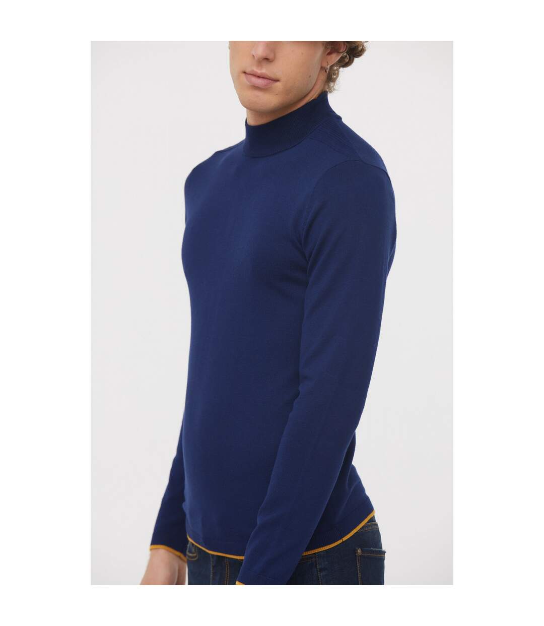 Pull manches longues viscose slim COLEO