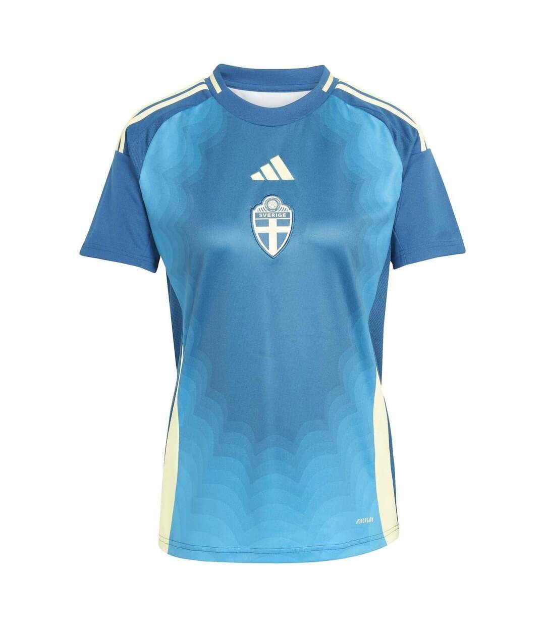 Maillot Extérieur Motif/style Fédération Suédoise De Football Femme Bleu De Suède Adidas-1