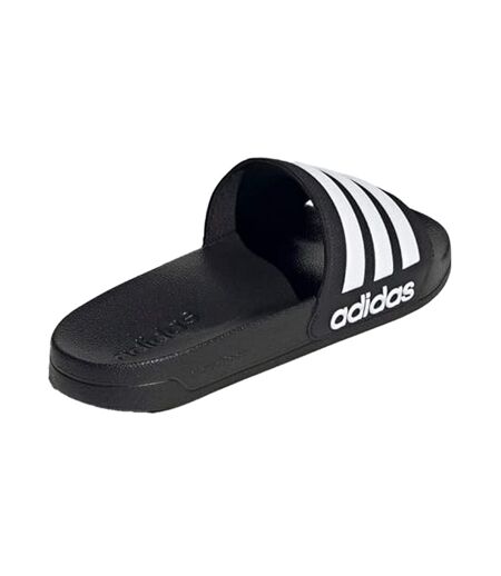 Unisex Adult Adilette Shower Sliders Black White Adidas