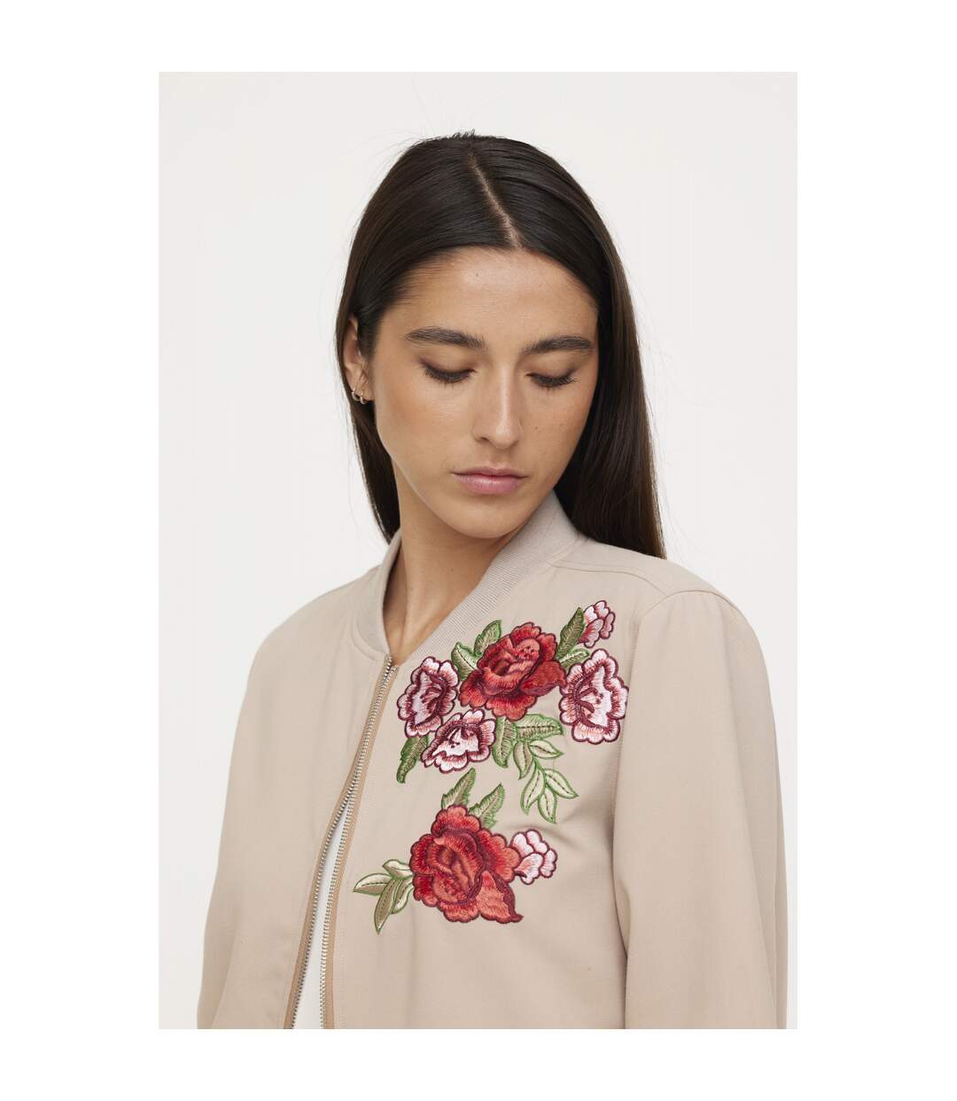 Veste manches longues polyester regular FLOWERS