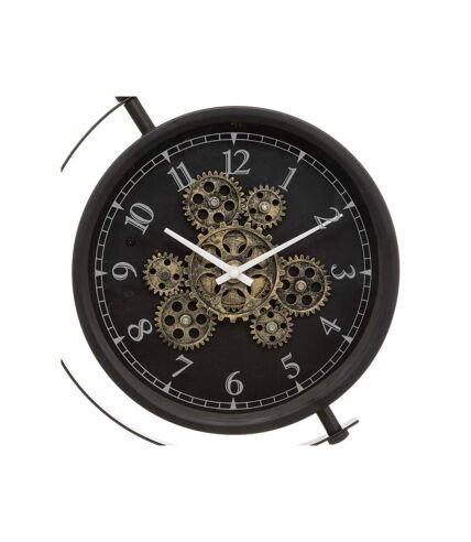 Horloge à Poser Vintage Luxe 40cm Noir