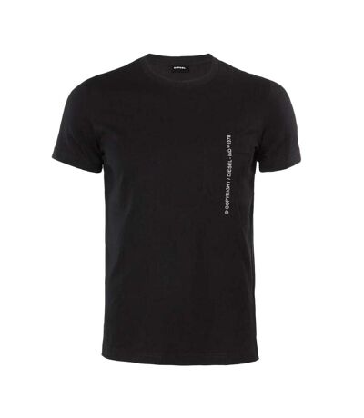 T-shirt noir/blanc homme diesel a19001 - 3xl