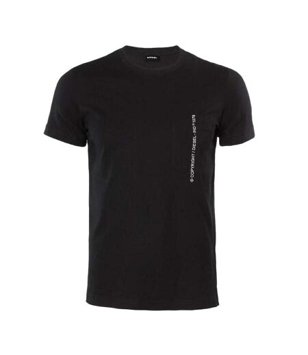 T-shirt noir/blanc homme diesel a19001 - 3xl