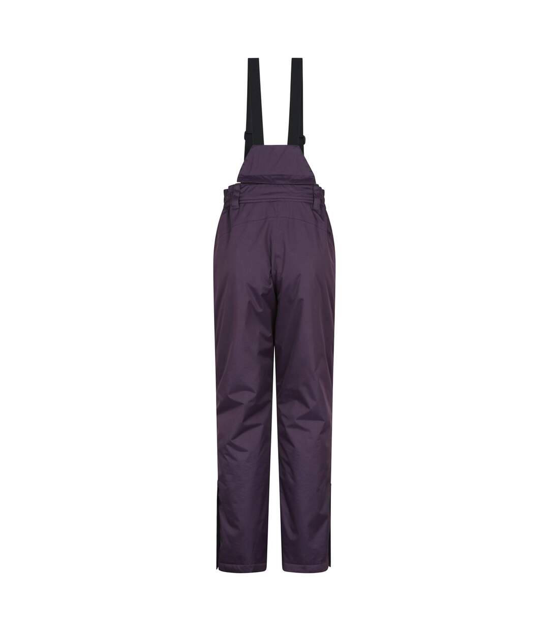 Womens/ladies Moon Ii Ski Trousers Dark Purple Mountain Warehouse-3