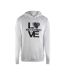 Womens/ladies Love Bold Logo Hoodie White Love Moschino-1