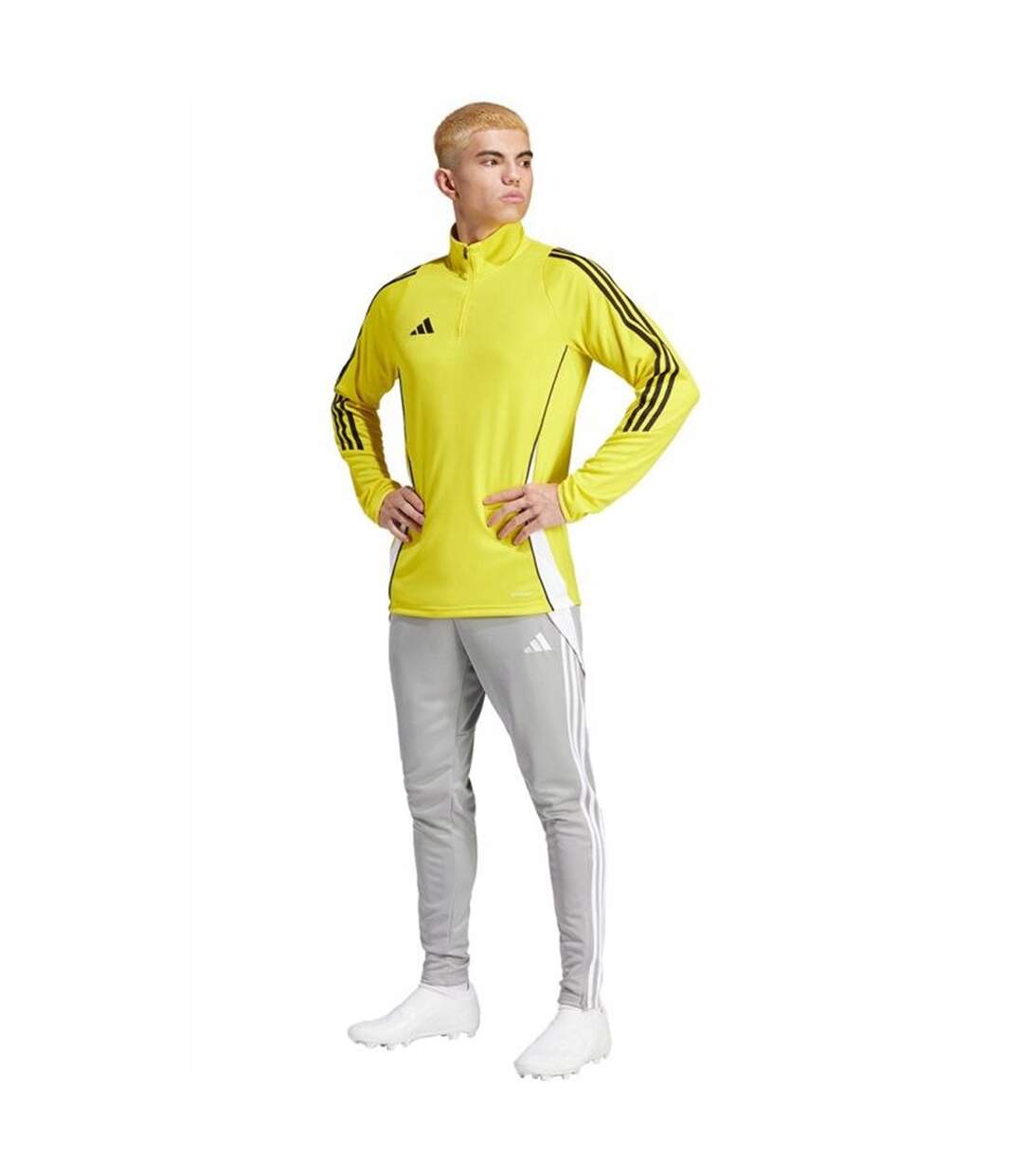 Haut Entraînement Tiro Homme Jaune Adidas-4
