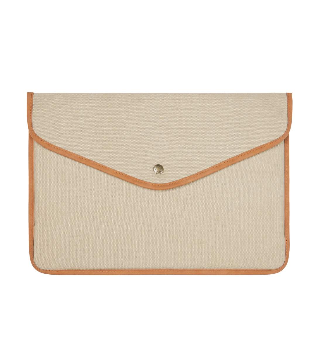 Bosler canvas recycled laptop sleeve one size beige Vinga-1