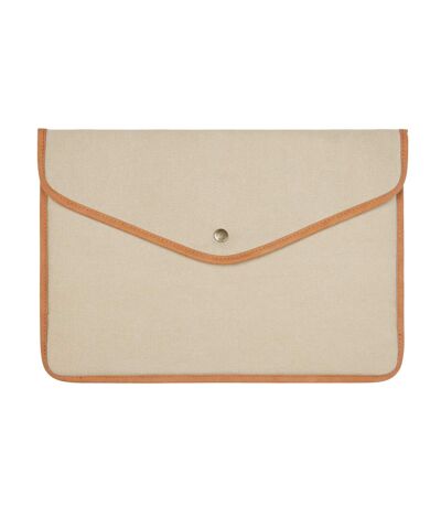 Bosler canvas recycled laptop sleeve one size beige Vinga