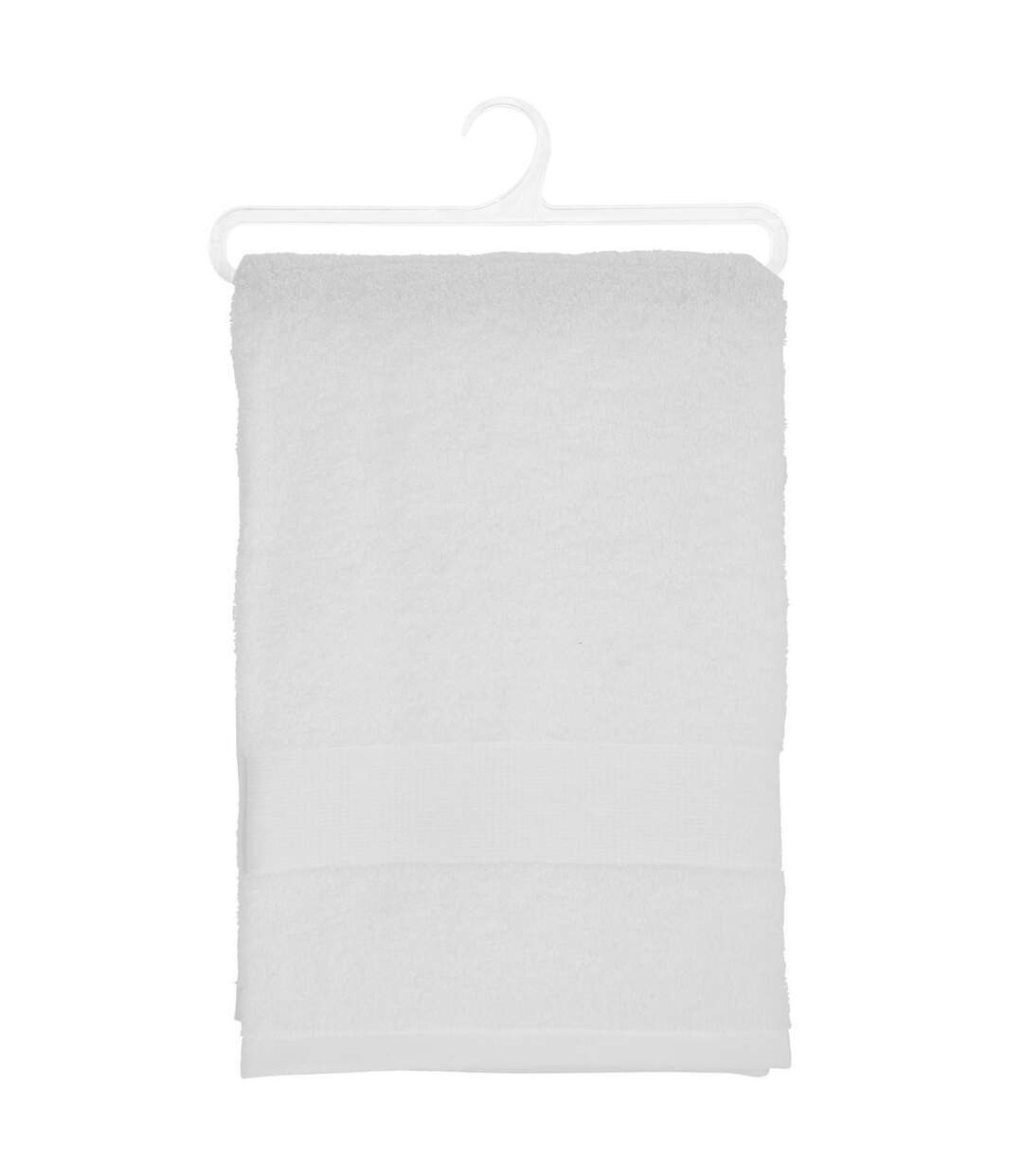 Drap de Bain Confort 100x150cm Blanc-3