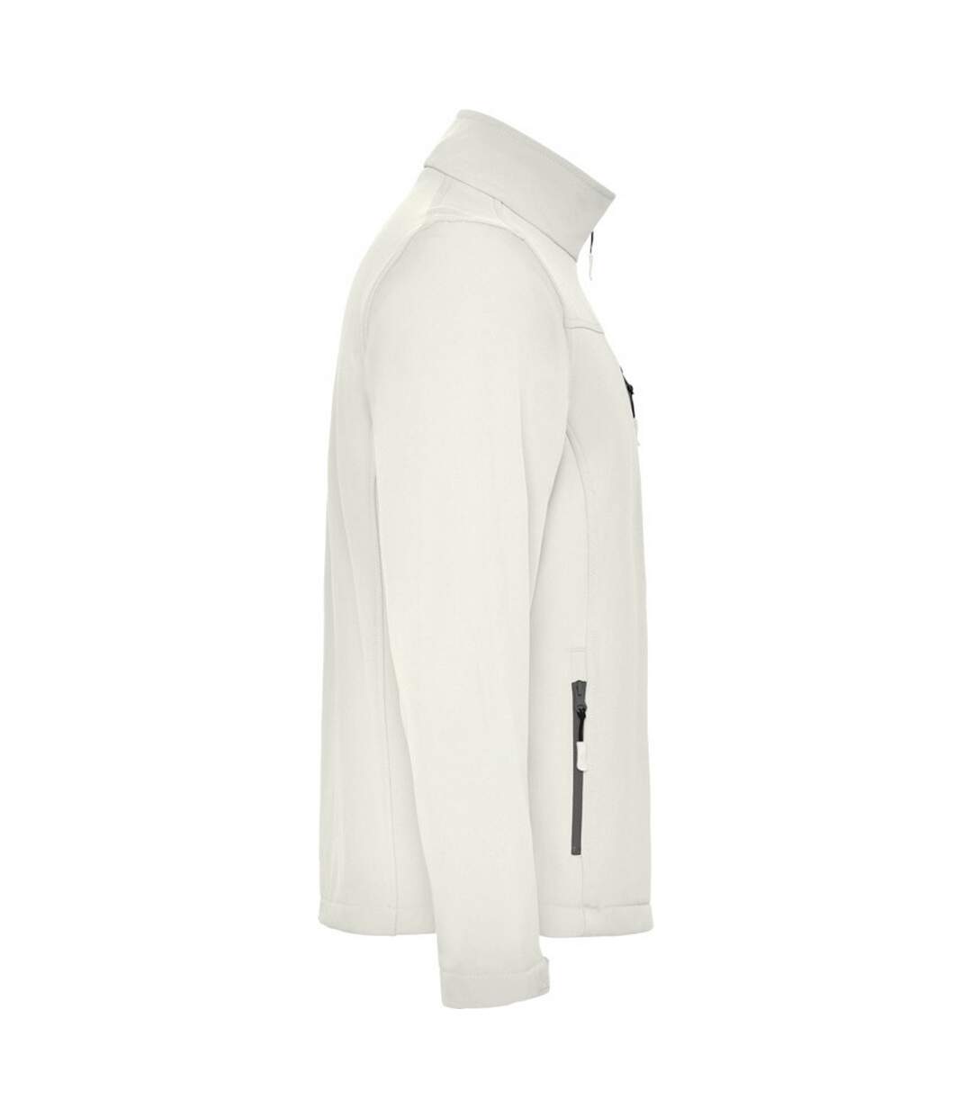 Mens antartida soft shell jacket pearl white Roly-4