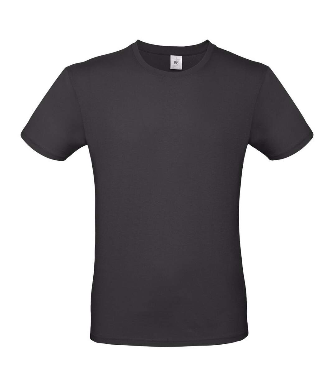 Tee-shirt B&c Mens #e150 Noir Délavé B And C-1