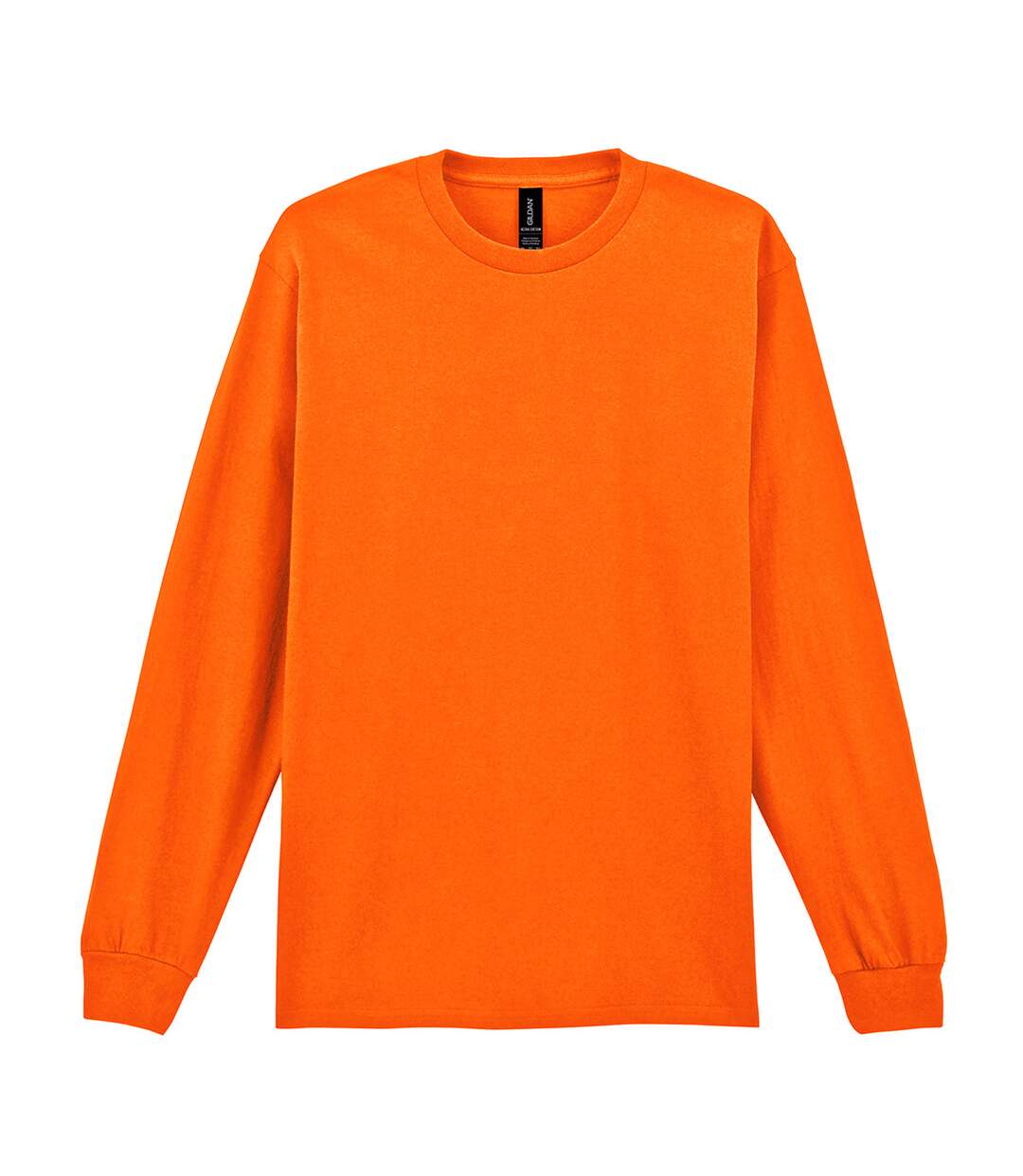 T-shirt Manches Longues Sécurité Ultra Homme Orange Vif Gildan-1