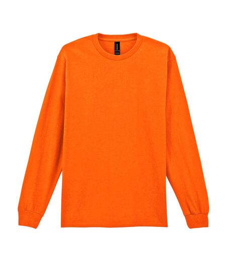 T-shirt Manches Longues Sécurité Ultra Homme Orange Vif Gildan