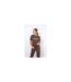 T-shirt Eliana Femme Marron Lily Lane-1