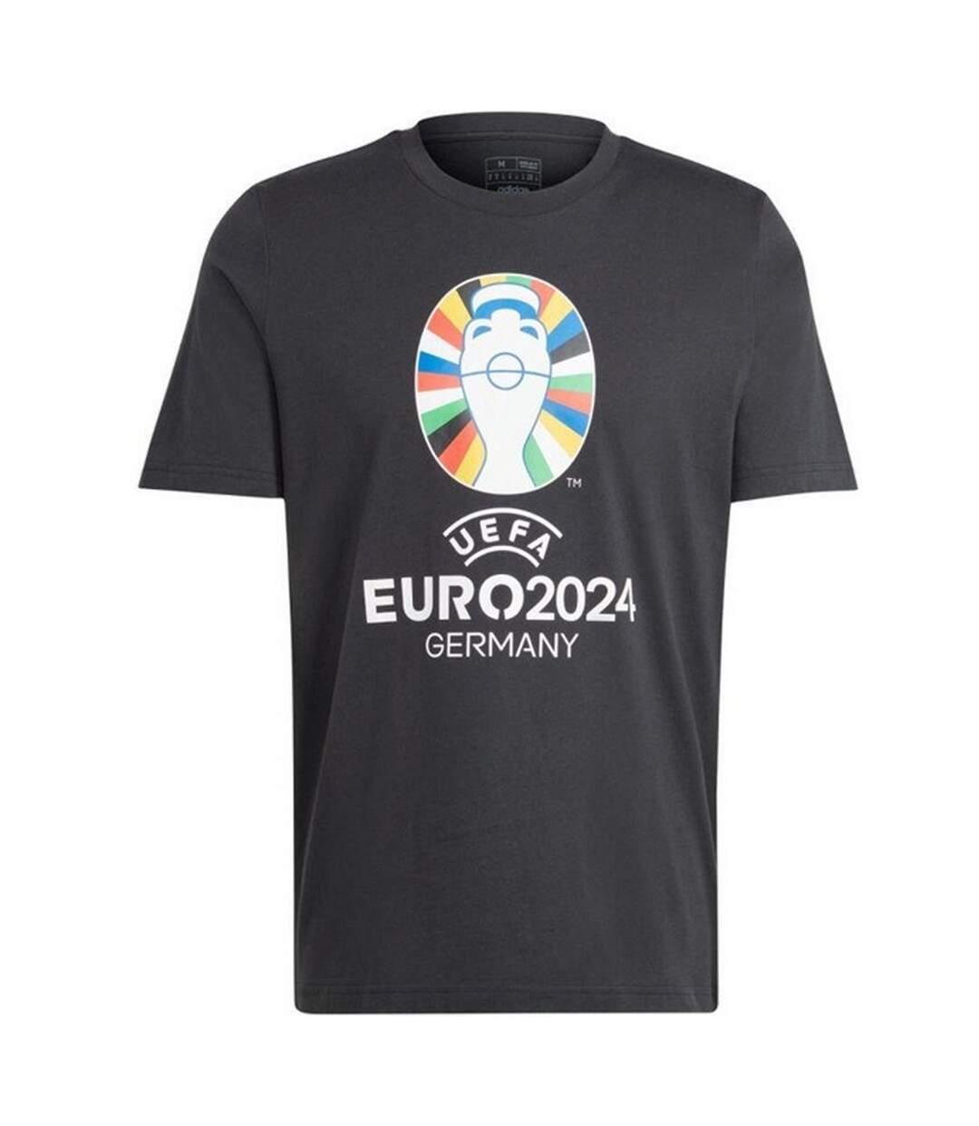 T-shirt Uefa Euro24 Homme Noir Adidas-2