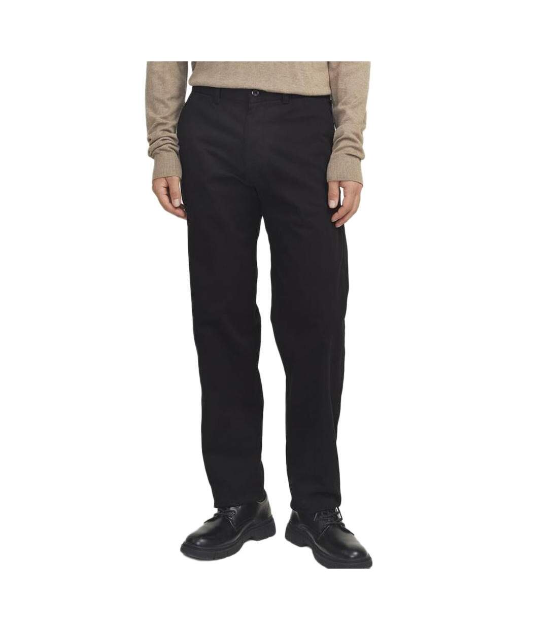 Pantalon en chino  noir homme jack & jones barret-1