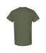 Pack Of 5  Mens Heavy Cotton Short Sleeve T-shirt  Military Green Gildan-2