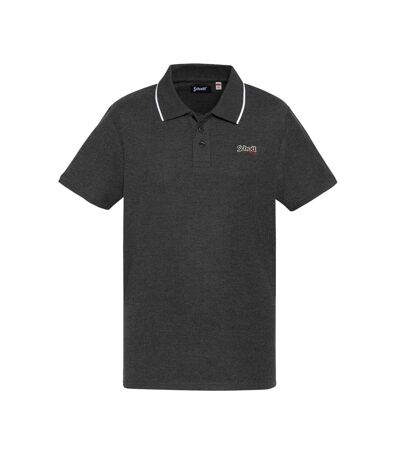 Polo Gris Anthracite Homme Schott Pique Paul - L