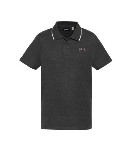 Polo Gris Anthracite Homme Schott Pique Paul - L