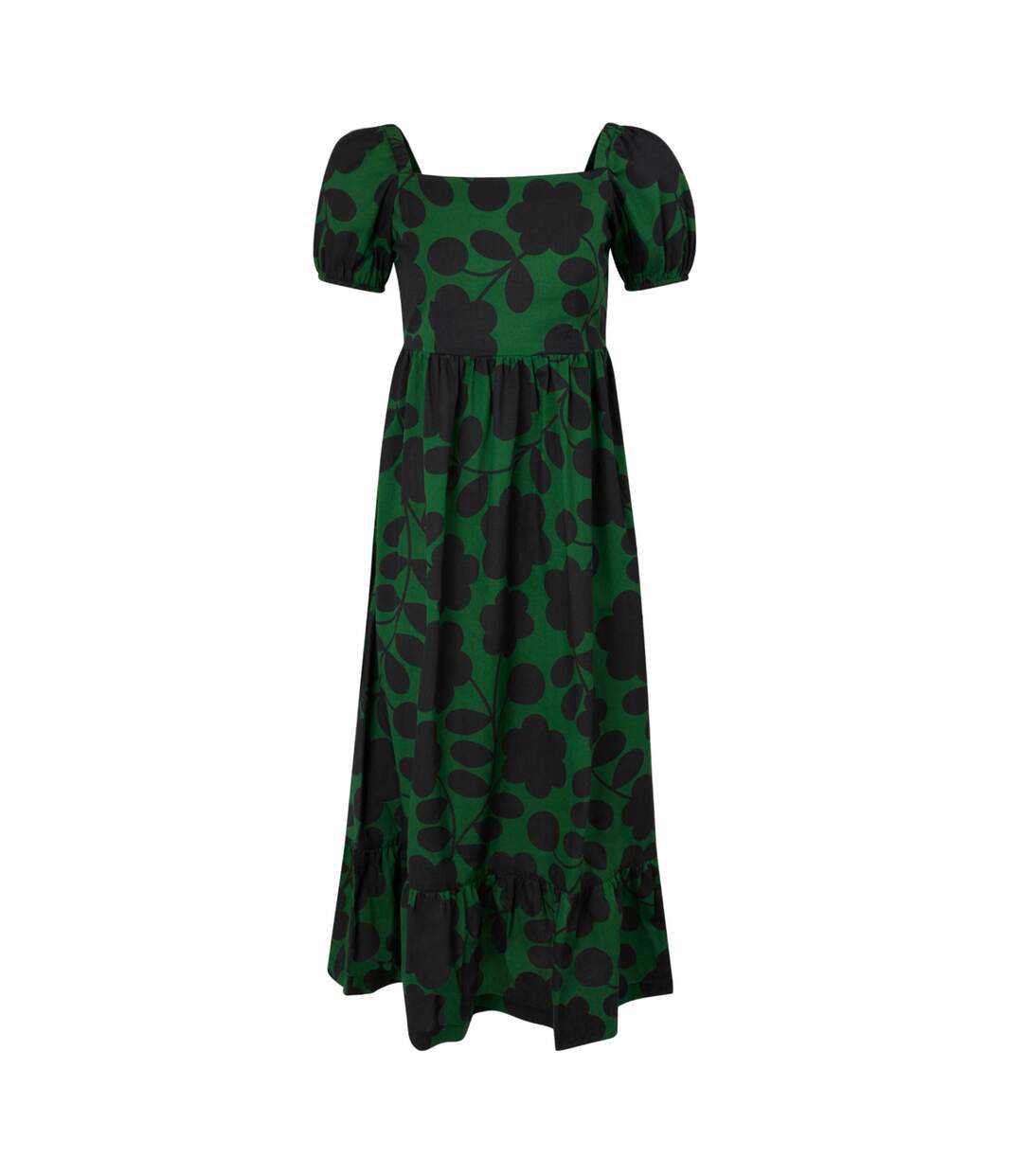 Robe mi-longue orla kiely femme vert Regatta