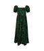 Womens/ladies orla kiely floral summer midi dress vert Regatta