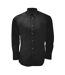 Kustom Kit Mens Long Sleeve Tailored Fit Premium Oxford Shirt (Black) - UTBC1444