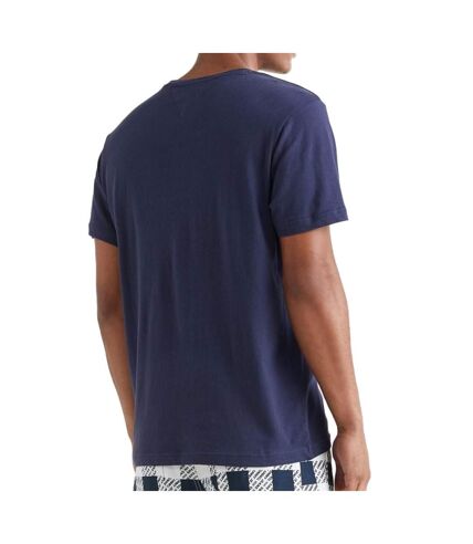 T-shirt Marine Homme Tommy Jeans Corp Logo - S