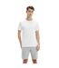 Lot De 3  T-shirts Motif/style Uni Homme Blanc Calvin Klein-1