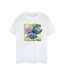 Disney Womens/Ladies Lilo And Stitch St Patrick's Day Clover Cotton Boyfriend T-Shirt (Blanc) - UTBI30136-1