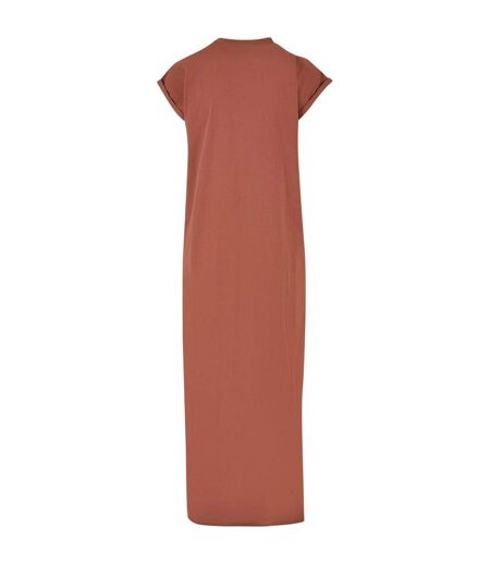 Robe Motif/style Long Femme Terre Cuite Urban Classics