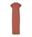 Robe Motif/style Long Femme Terre Cuite Urban Classics-2