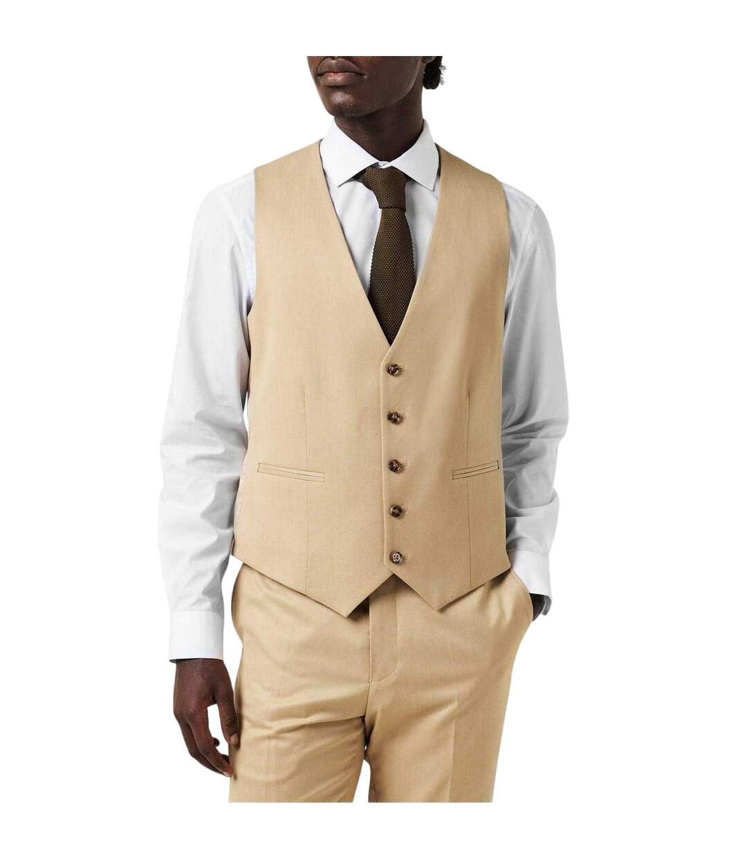 Gilet Homme Beige Twisted Tailor-4