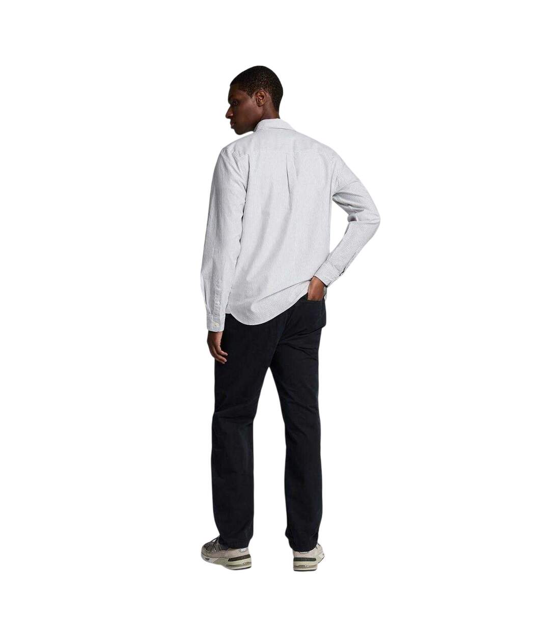 Chino Effilé Et Uni Homme Noir Lyle & Scott-2