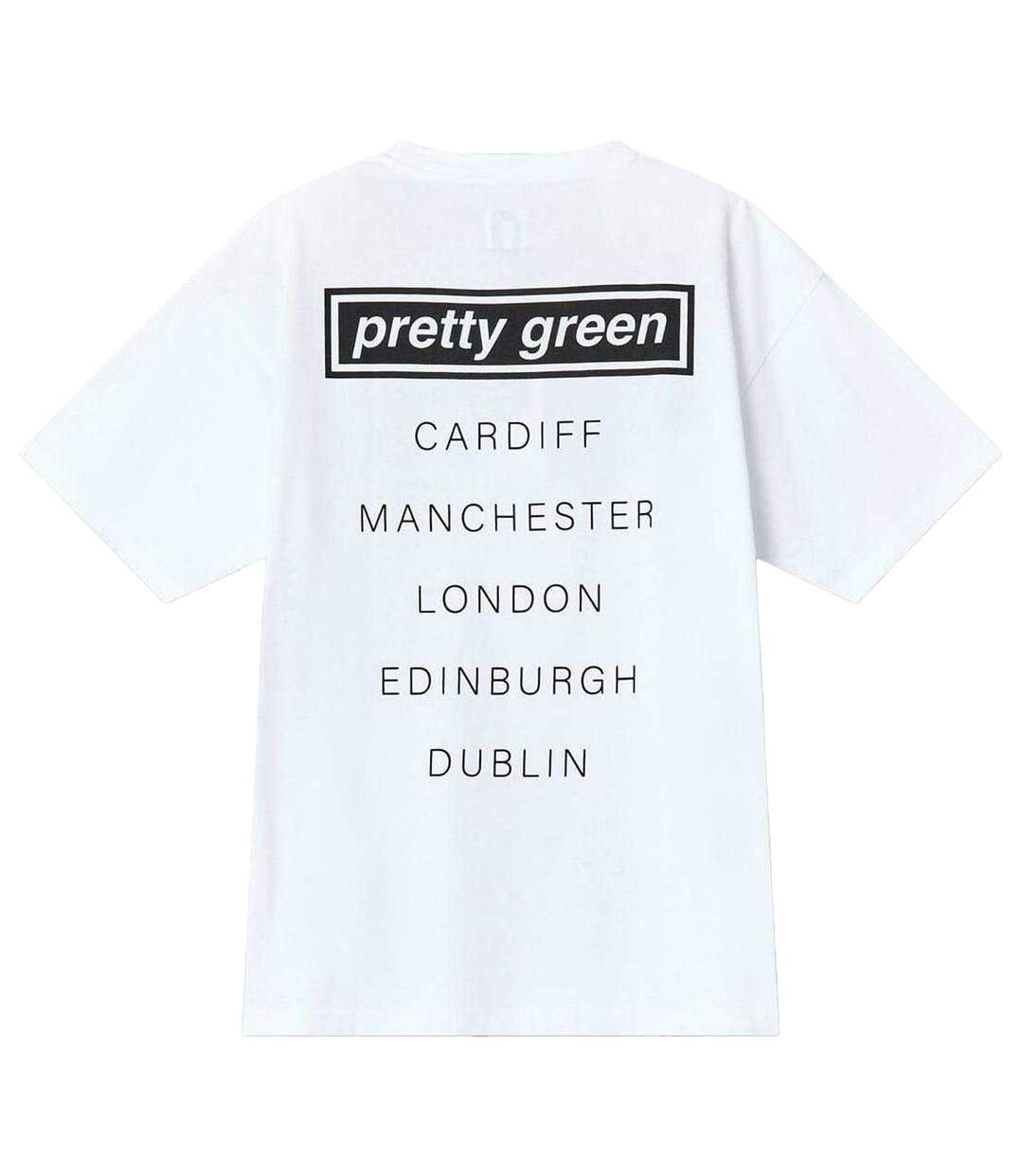 T-shirt Motif/style Tour Porsche Live Forever Homme Blanc Pretty Green-3