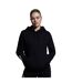 Womens/ladies Club Fleece Hoodie Black Canterbury-1