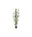 Plante Artificielle en Pot Bambou 183cm Vert & Noir