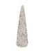 Cône Déco Sequins 46cm Champagne-1
