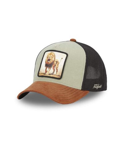 Casquette trucker avec filet souple en coton avec patch Lion Hatfield