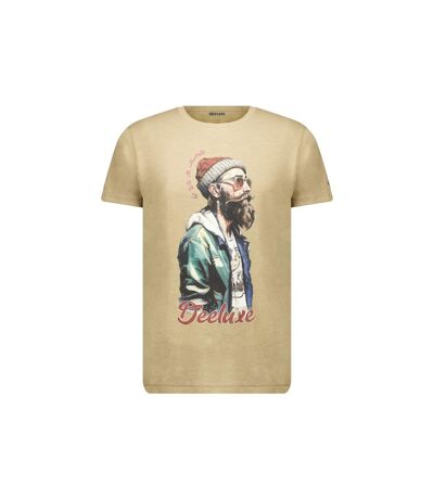 tshirt col rond avec imprimé hipster et lettrage sur le devant HIPSTER