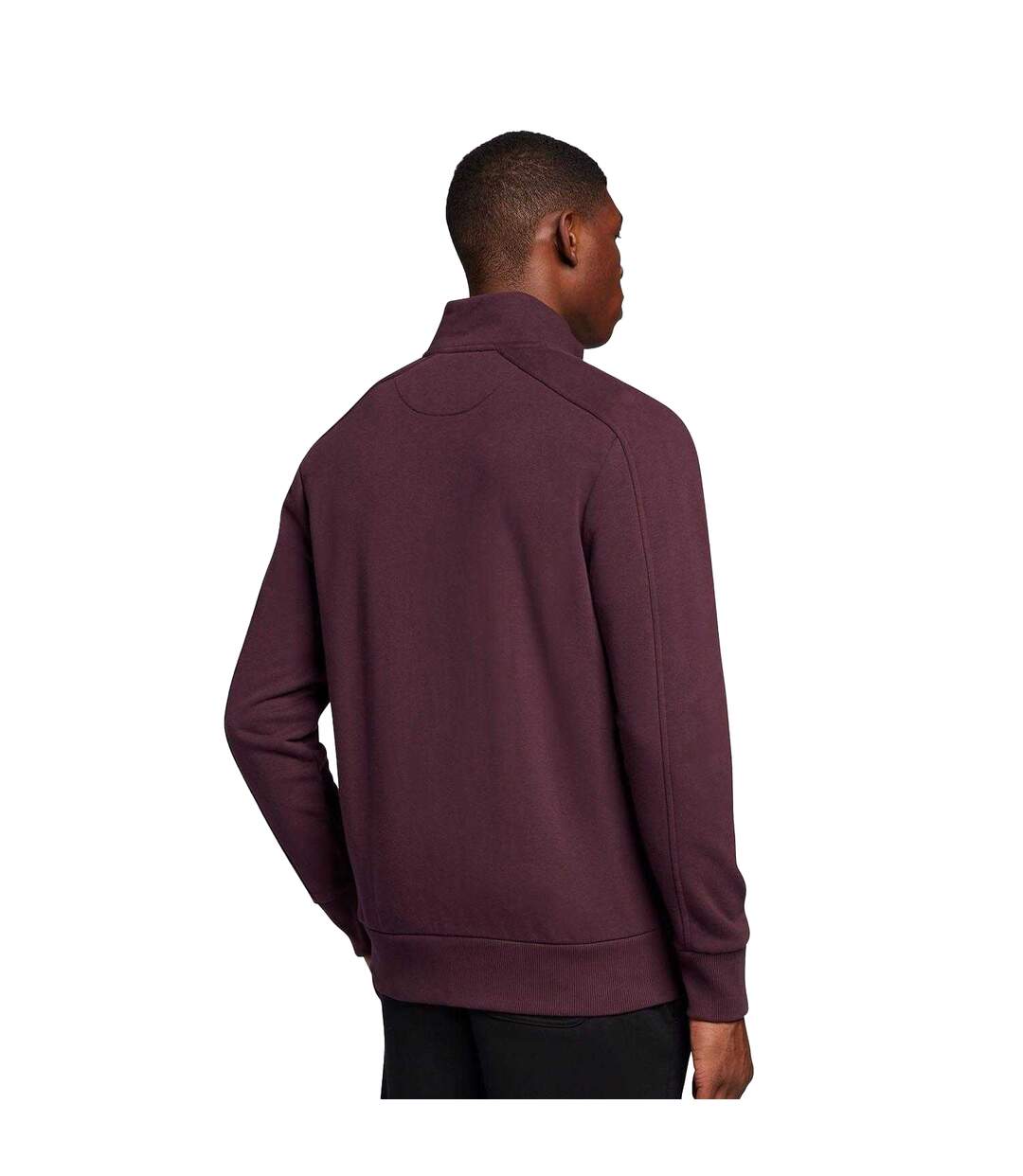 Haut De Survêtement Homme Bordeaux Lyle & Scott-3
