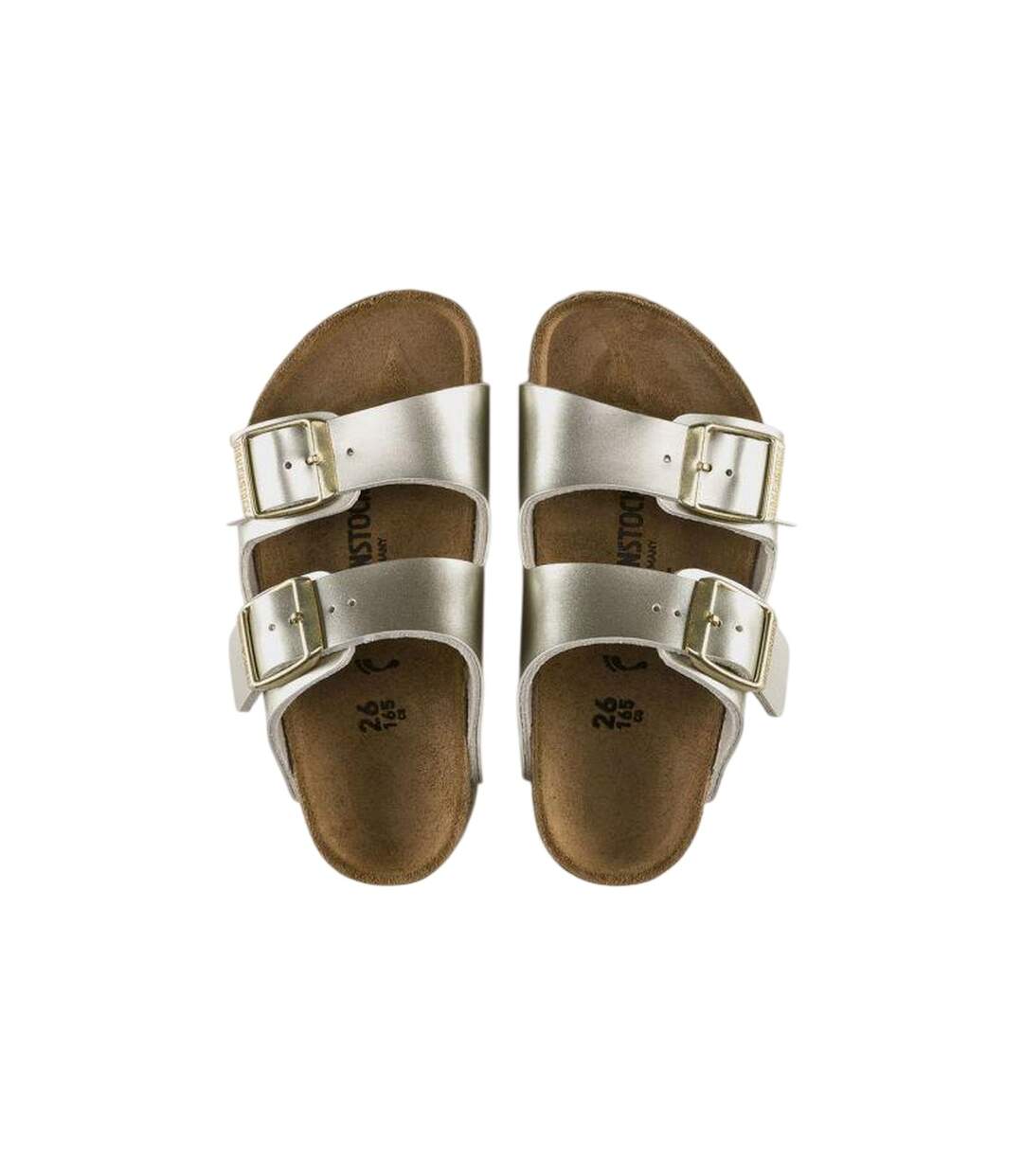 Childrens/kids Arizona Sandals Golden Birkenstock-2