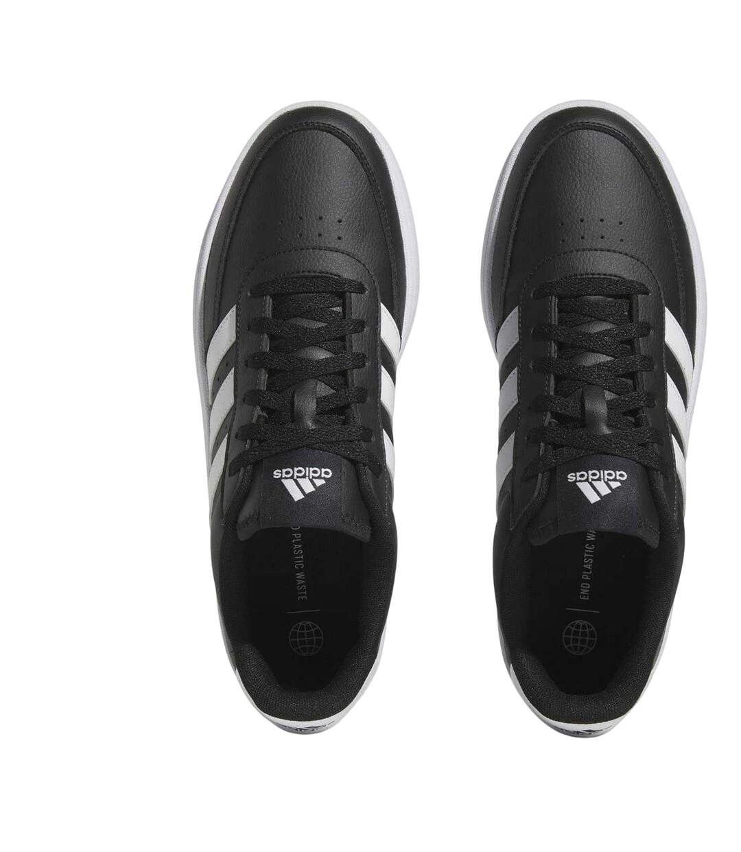 Mens Breaknet 2.0 Trainers Black White Adidas-3