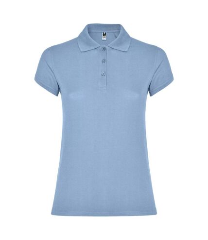 Roly Womens/Ladies Star Polo Shirt (Sky Blue)