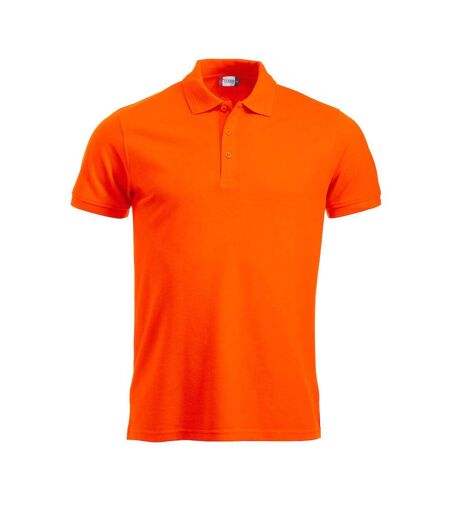 Mens Manhattan Visibility Polo Shirt Visibility Orange Clique