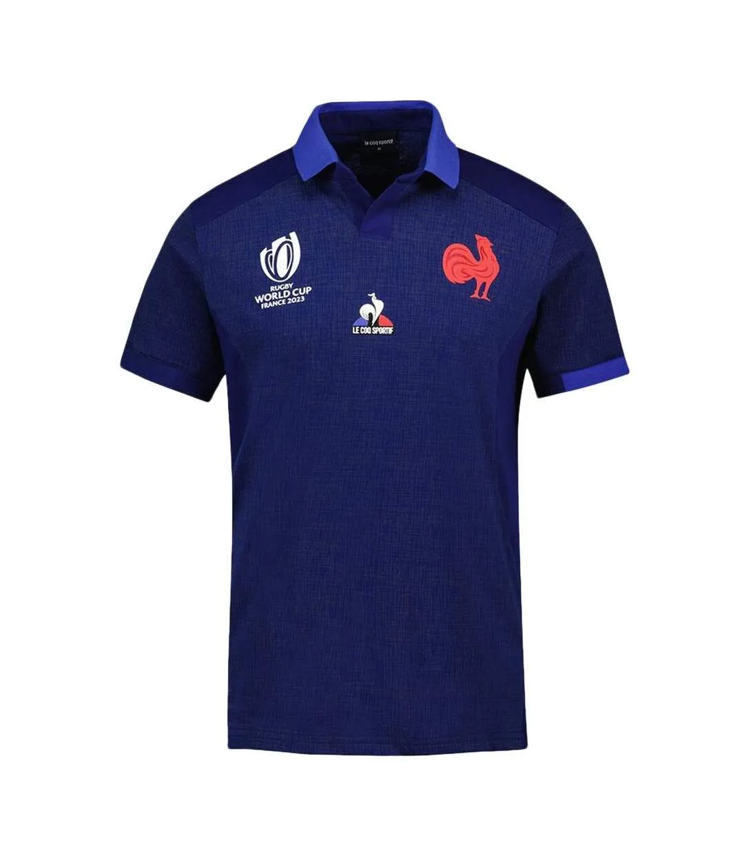 XV de france polo marine homme le coq sportif coupe du monde 2023-1