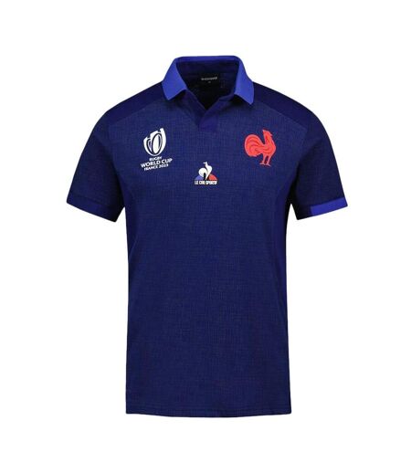 XV de france polo marine homme le coq sportif coupe du monde 2023