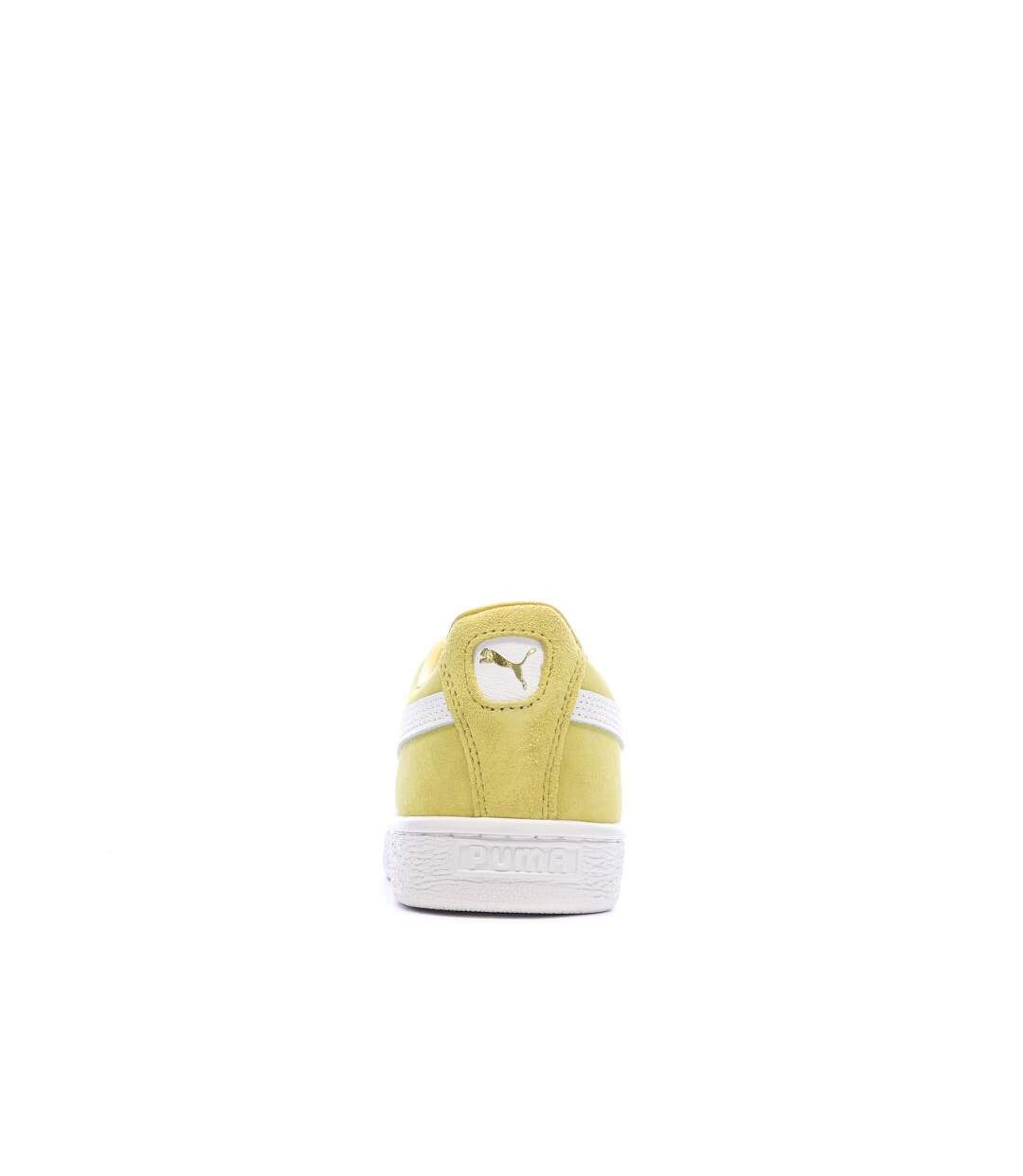 Baskets jaunes homme puma suede classic-3