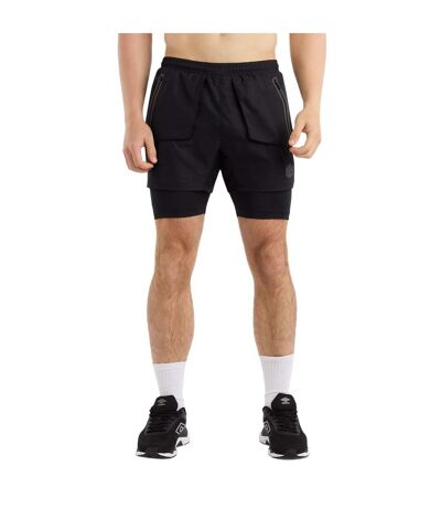 Mens Pro Training Elite Hybrid Short Black Umbro