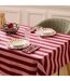 Lot de 4 Serviettes de Table Chéri 40x40cm Rouge-4
