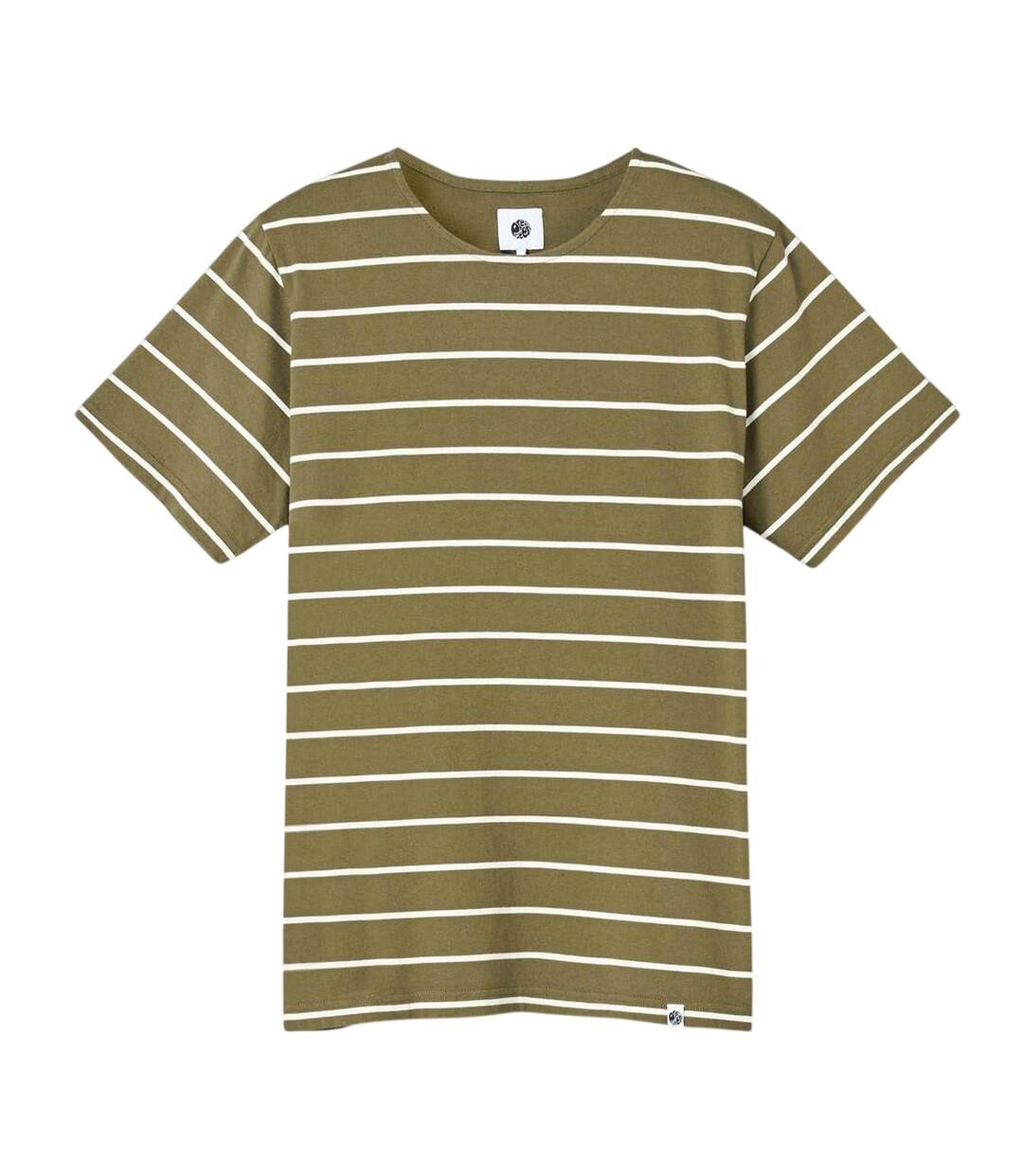 T-shirt Motif/style À Rayures Homme Vert Kaki Pretty Green-2